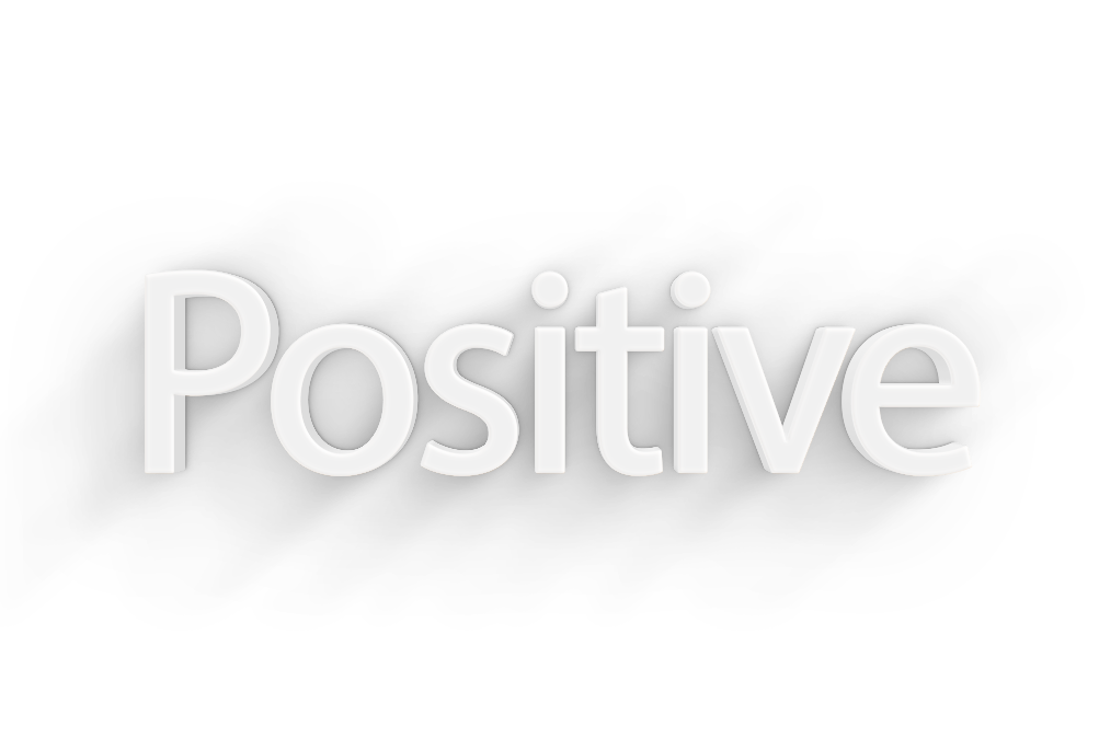 Positive png, word Positive png, Positive word png, Positive text png, Positive font png, word Positive text effects typography PNG transparent images